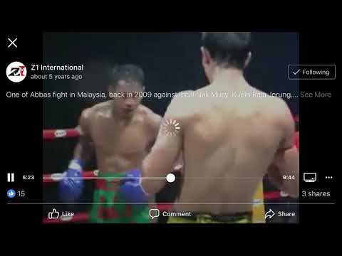 Abbas Ahmadi vs Kudin Raja Jerung - Boxx Event Muay Thai
