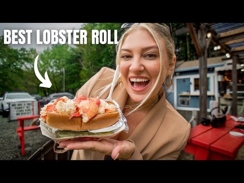 TRYING THE BEST FOOD IN BAR HARBOR, MAINE (lobster rolls, blueberry pie, popovers)