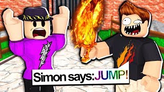 YOUTUBER SIMON SAYS in ROBLOX MM2