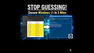 Stop Guessing! How to Audit and Secure Windows 11 in 5 Minutes (Micros