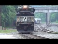 Rail Fanning Bristol Johnson City TN NS 22A Local 16T W Moose 7 17 18 7 22 18
