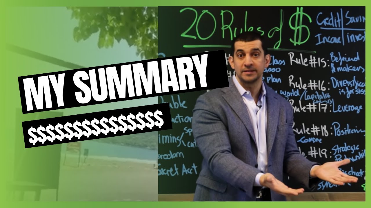 {Patrick Bet-David's 20 Rules For Money} My Summary & Favourite Rules