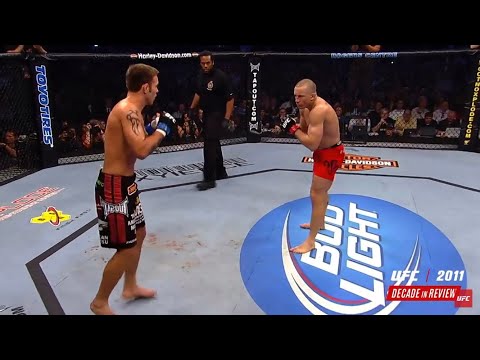 GSP drops jake shields with power jab