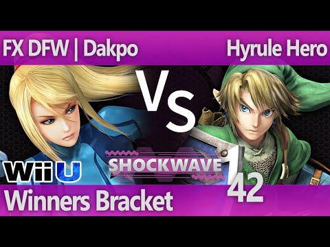 SW 42 Smash4 - FX DFW | Dakpo (ZSS) vs Hyrule Hero (Link) - Winners Bracket