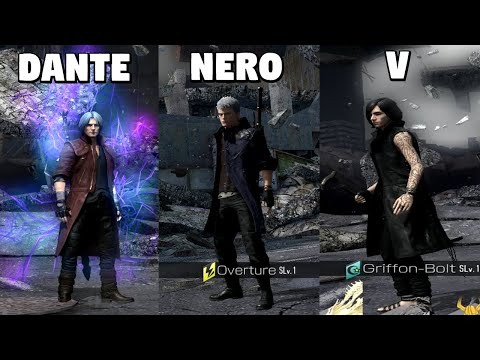 Shin Megami Tensei Liberation Dx2 - Boss Dante, Nero & V