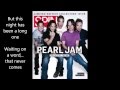 Pearl Jam Speed of Sound (Lyrics)