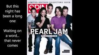 Pearl Jam Speed of Sound (Lyrics)