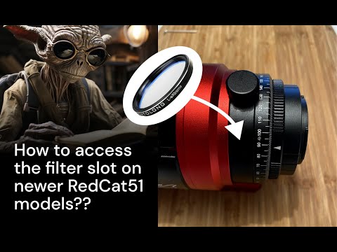 How to access the filter slot on the new William Optics - RedCat51 Gen2