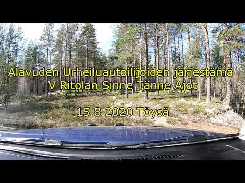 Autosuunnistus - V Ritolan Sinne Tänne Ajot 15.8.2020