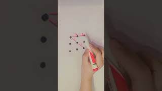 "Easy Dot Drawing Step by Step ✍️Fun Drawing for Beginners Viral Satisfying Drawing 🌀✨