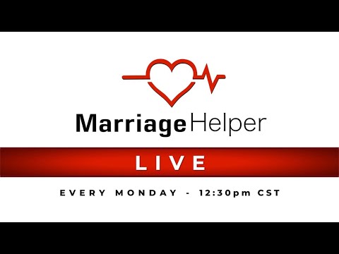 Stories Of HOPE and RECONCILIATION: Marriage Helper LIVE! Monday at 12:30pm CST