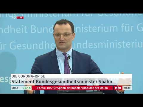 Corona LIVE: Gesundheitsminister Spahn schätzt die Mutations-Lage ein