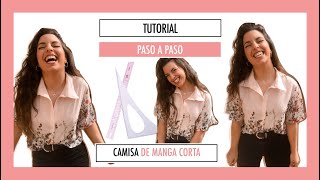 Cómo hacer una camisa manga corta — Patronaje + confección