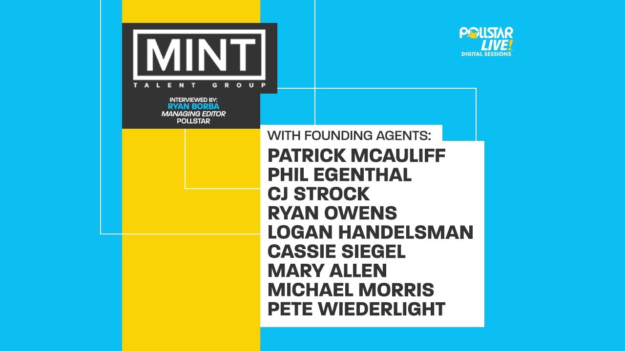 Pollstar Live! Digital Session with Mint Talent Group