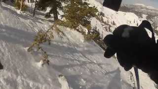 preview picture of video 'Chris Hostnik and Jason Bostwick Skiing Kirkwood Mountain'