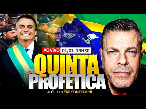 🟢🟡 QUINTA PROFÉTICA [AO VIVO] | APÓSTOLO EDILSON POMINI 01/01/2026