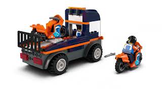 LEGO® City 60491 Kamion na přepravu motorek