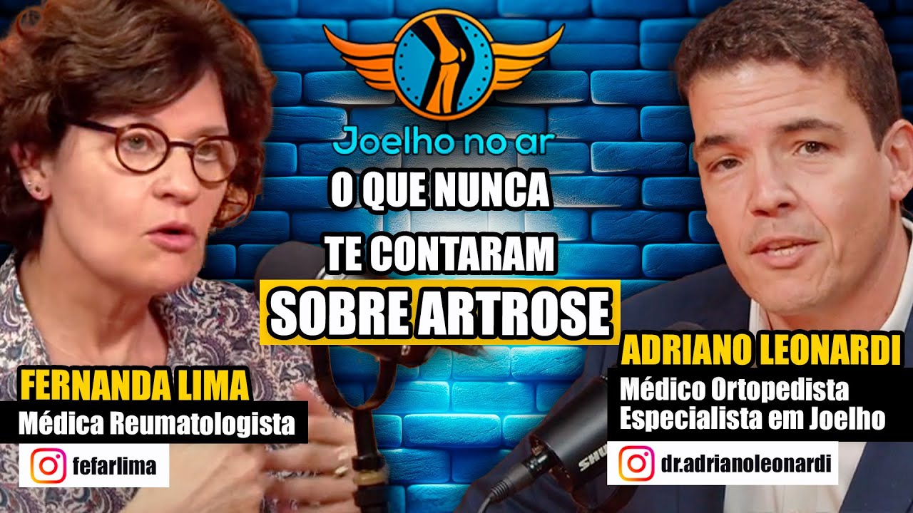 o que NUNCA TE CONTARAM sobre Artrose! | Podcast Joelho no Ar #16