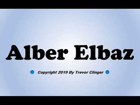 How To Pronounce Alber Elbaz
