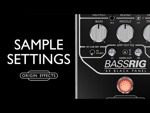 Origin Effects BassRIG 64 Black Panel Preamp Pedal image 2