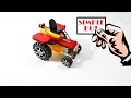 How To Make Mini Tractor DIY Dc Motor Simple Craft
