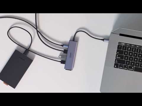 UGREEN 6 in 1 Adapter with 100 W PD Charging 50771