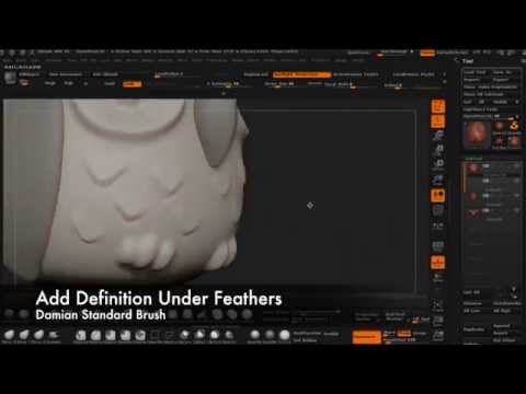 Cute Little Owl - Easy Sculpting Tutorial (ZBrush)