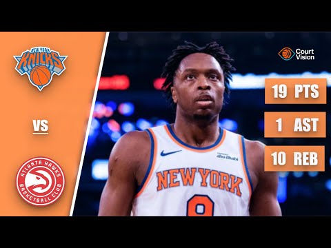 OG Anunoby - 19 Points, 10 Rebounds, 1 Assist vs Hawks - 2025-26 Regular Season
