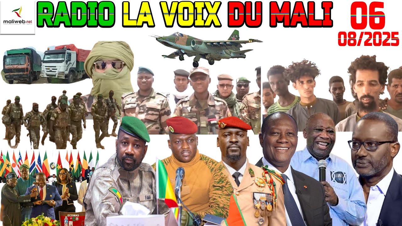 La Revue de Presse de la RADIO LA VOIX DU MALI du 06 Août 2025