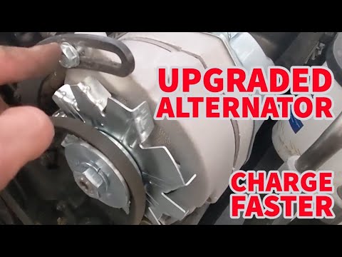 Volvo Penta Alternator Upgrade