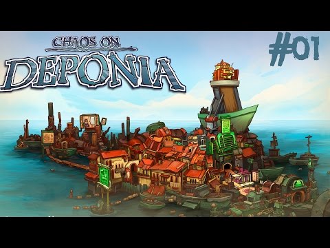 Chaos auf Deponia ( Komplettlösung / Walkthrough / Puzzleteile ) #01 Ein toller Plan