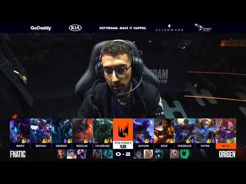 FNC Broxah Rek'sai VS OG Kold Jarvan Game 3 Highlights   2019 LEC Spring Semifinals
