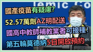 莫德納兩劑間隔拉長？國產疫苗有疑慮？