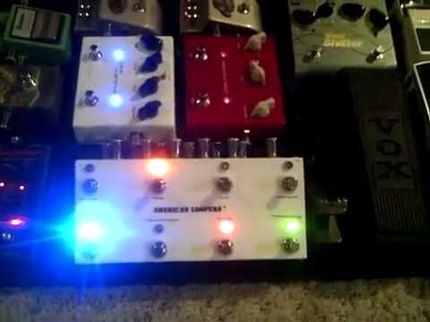 True Bypass Looper Build - American Loopers 8 CH Slanted View Looper Switcher