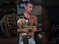 Strickland dropped the belt mid-interview ? #UFC293