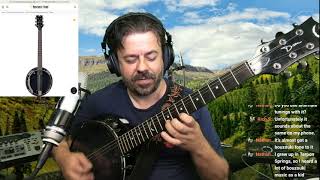 Video thumbnail for Dean Backwoods 6 String Banjo with pickup by Predshreds