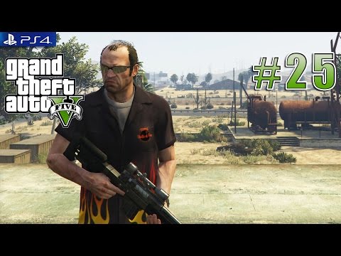 GTA V / GTA 5 - PS4 / XBOX ONE Walkthrough Next Gen Gameplay PART 25 Target Practice