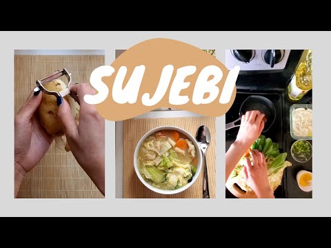 A melhor comida caseira coreana. Como fazer Sujebi 수제비