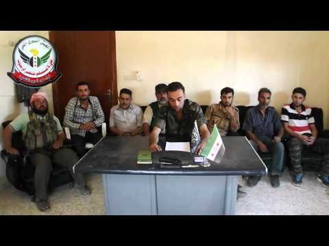 بيان إعلان السيطرة على قباسين من قوات حزب الاتحاد الديمقراطي من قبل لواء نور الدين الشهيد