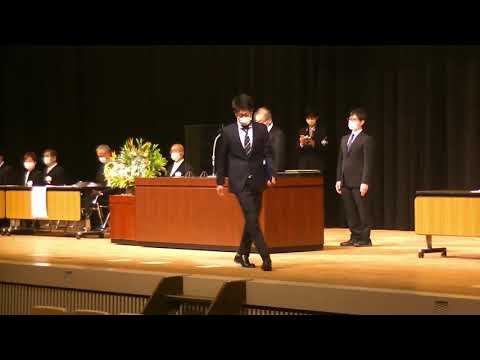 令和２年度前橋工科大学学位記授与式(2021.3.25)