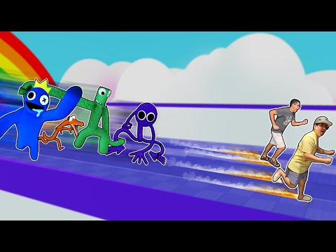 FIZEMOS TODOS OS MONSTROS DE RAINBOW FRIENDS COMEREM POEIRA DE TÃO VELOZES QUE FICAMOS!!