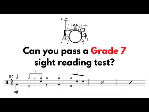 Can you pass a Grade 7 sight reading test?