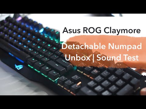 Asus ROG Claymore RGB - Unboxing, Setup & Sound Test