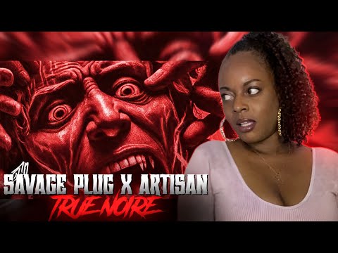 Savage Plug X @ArtisanMc - TRUE NOIRE (Official Lyrics Video) [Prod.  Xpirateog] UK 🇬🇧 Reaction 🔥
