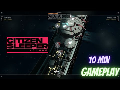 Citizen Sleeper - 10 Mins PC No Commentary Gameplay Walkthrough [4K60FPS]
