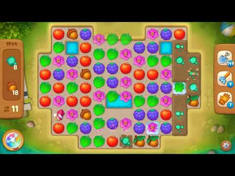 Gardenscapes Area 9 Day 1 Level 1944 - No Boosters Or Hacks