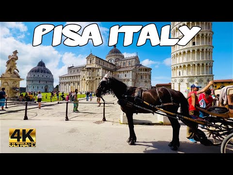 PISA 2022 SUMMER WALKING TOUR | 4K 60 FPS