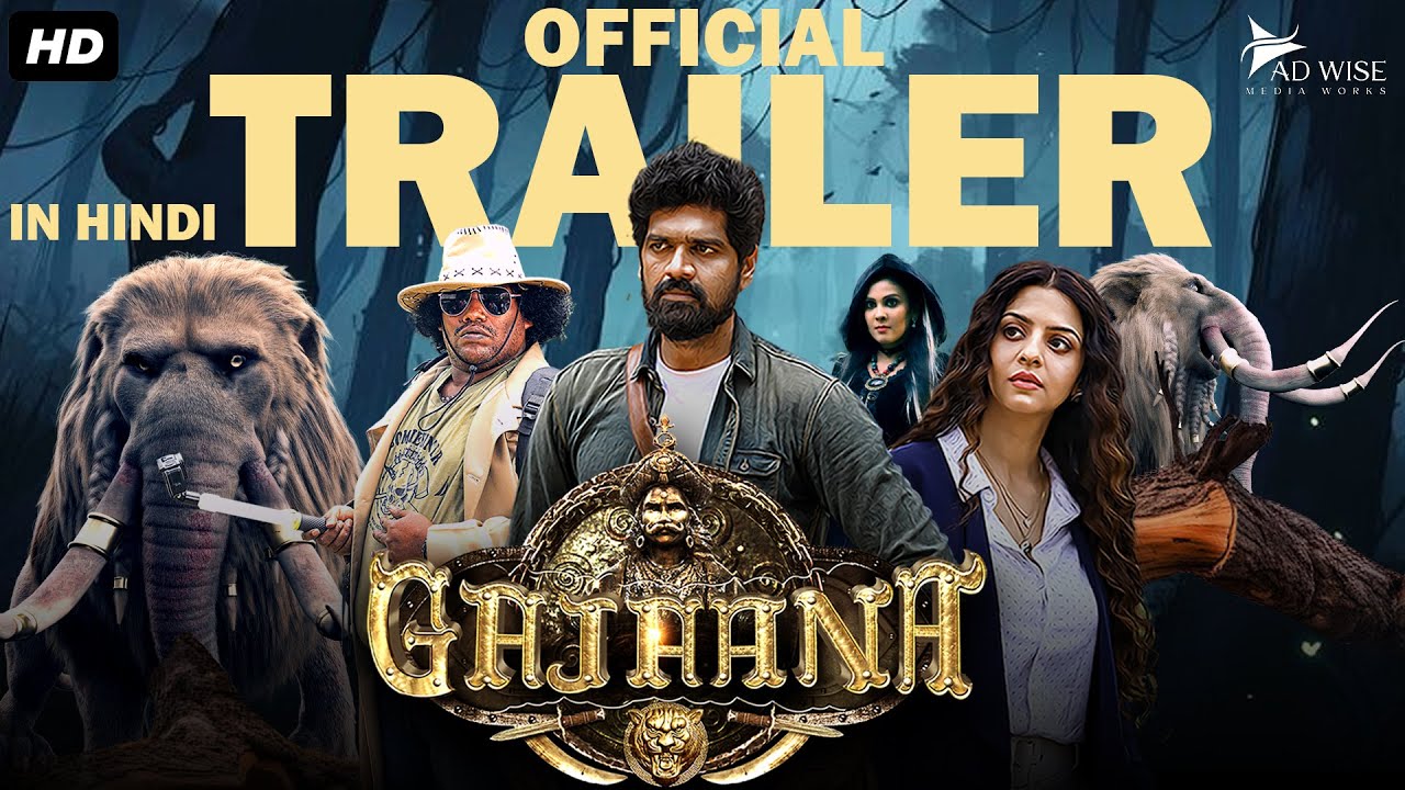 GAJAANA (2025) Official Hindi Trailer | Vedhika, Yogi Babu | Hindi Dubbed Movie | Horror Movie