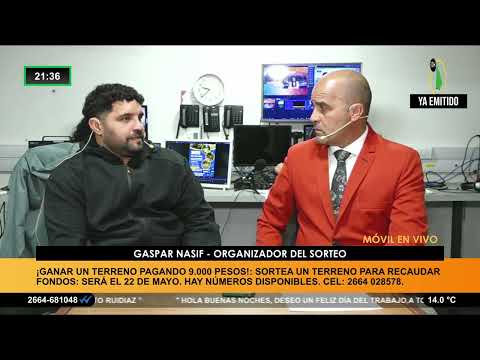 Tras estafa: Gaspar Nasif sortea terreno en Cruz de Caña por $9.000 para recomponerse económicamente