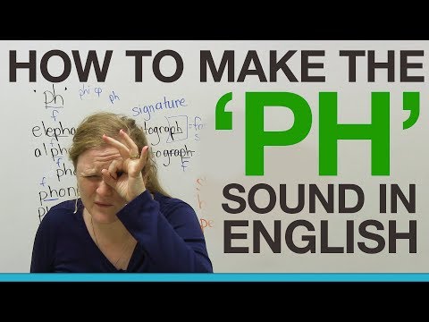 英語を学ぶ - 'PH'の音の出し方 (Learn English - How to make the 'PH' sound)